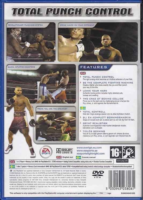 Fight Night 2004 - PS2 (B Grade) (Genbrug)